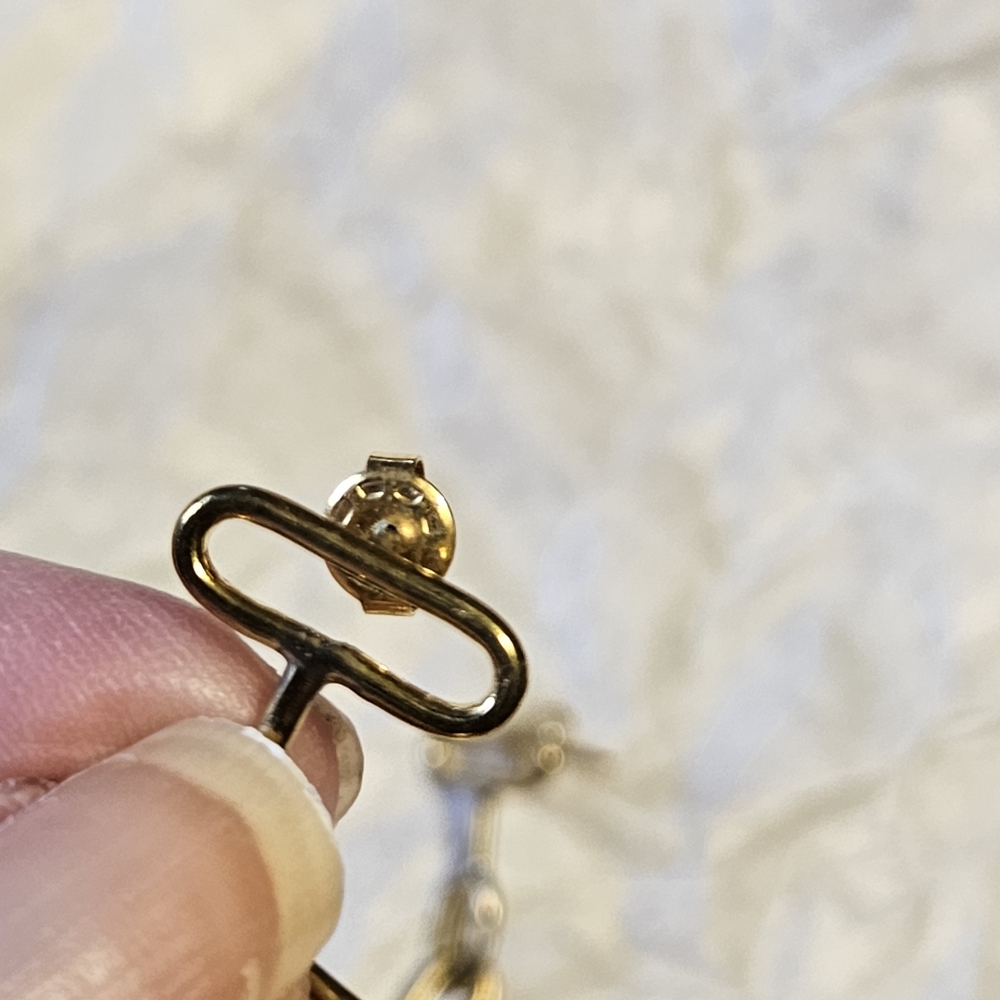 Mulxiply Collaborative Loop Dangle Earrings Brass - image 4